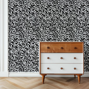 Papier Peint Saule noir et blanc