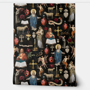 Papier Peint Sauveur de Noël gothique du monde - Jésus-Christ