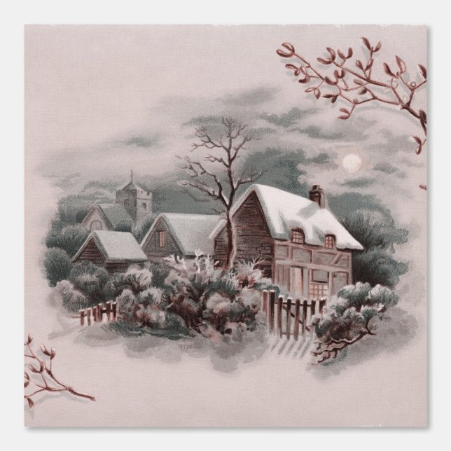 Papier Peint scène d'hiver A (Recto)