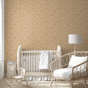 Papier Peint Sérénade botanique XL fleurs blanches silhouette m