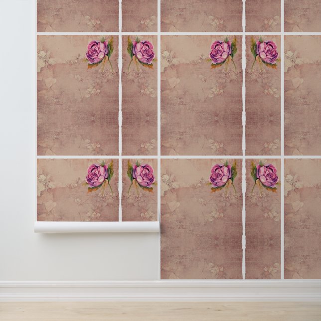 Papier Peint Sérénité Rose Classique (Application)