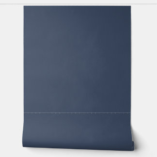 Papier Peint simple minimal solid color custom blue gray rich 