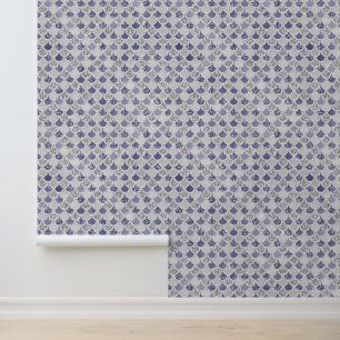 Papier Peint Sirène de Parties scintillant d'argent violet