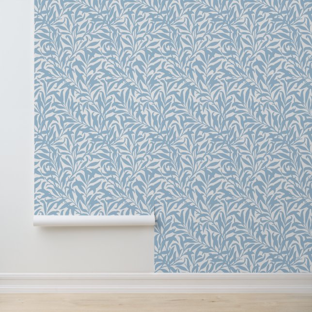 Papier Peint Sky Blue and White Willow Bough (Application)