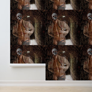 Papier Peint SlipperyJoe's Halloween transparent homme fantomat