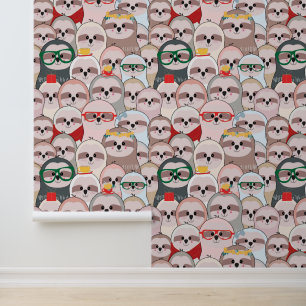 Papier Peint Sloth Comic Motif