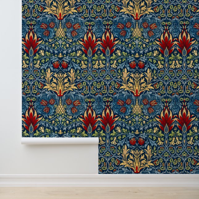 Papier Peint Snakeshead, points d'infini par William Morris (Application)