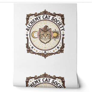Papier Peint Société de chats d'alchimie Chat Alchimie Art vect