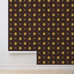 Papier Peint Soleil et étoiles