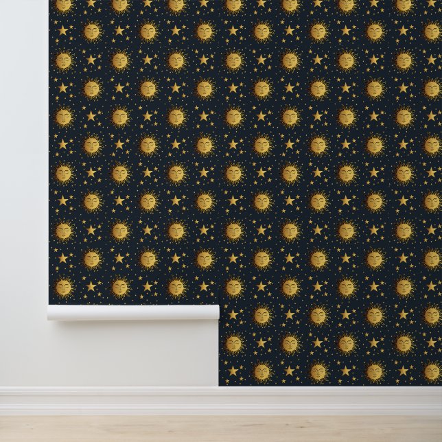 Papier Peint Soleil et étoiles (Application)