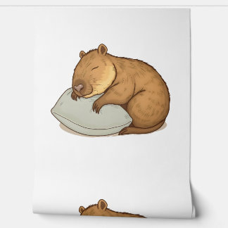 Papier Peint sommeil Capybara Sleepybara