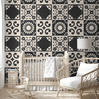 Papier Peint Spanish Style Tiles - Peel and Stick Wallpaper