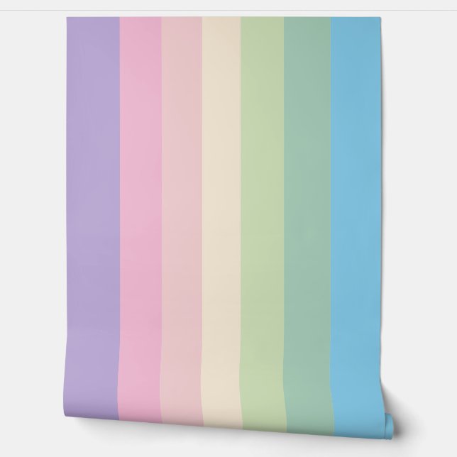 Papier Peint Spring pastel color scheme  (Déroulement)