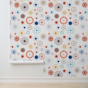 Papier Peint Starburst moderne du milieu du siècle