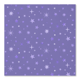 Papier Peint Starry Night Mignonne Fun Girl Joli Pastel Purple