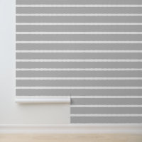 Stripes Inégale Simple Minimaliste Moderne Gris Bl