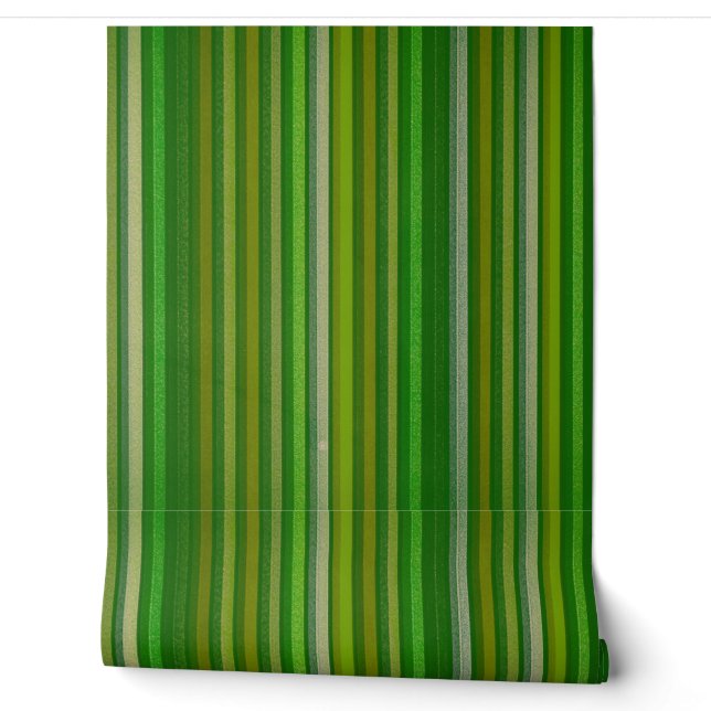 Papier Peint Style Rétro Gris Vert Olive (Déroulement)