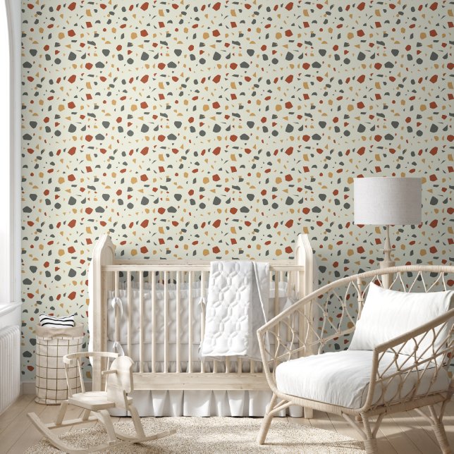 Papier Peint Style Terrazzo neutre (Enfants)