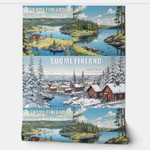 Papier Peint Suomi Finlande Illustrations de la nature