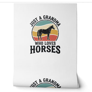 Papier Peint T-shirt avec gravure vintage Grand-mère aime les c