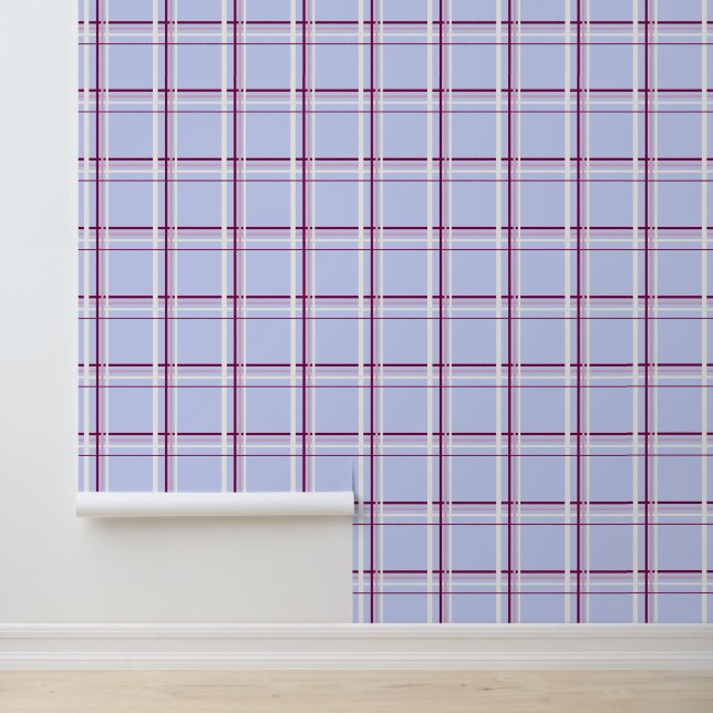 Papier Peint Tartan à carreaux de baies d'hiver (Application)