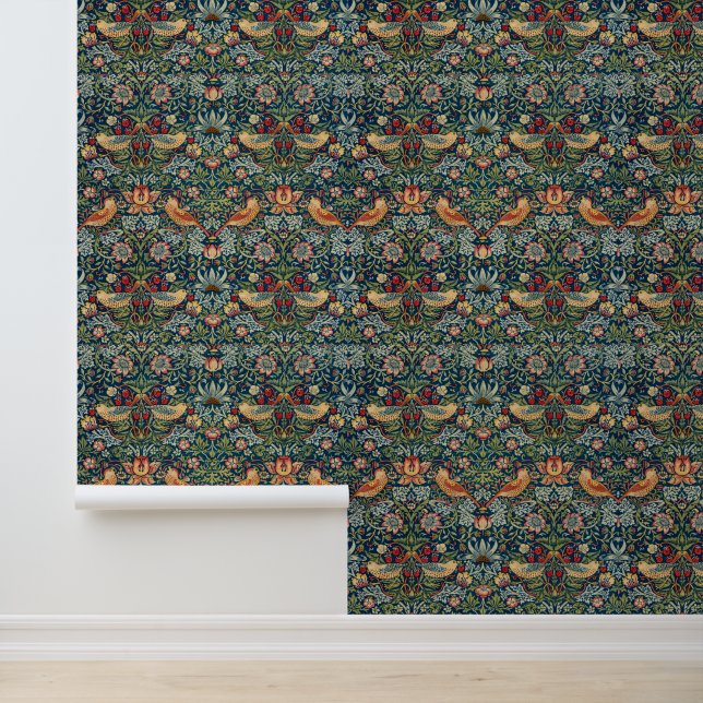 Papier Peint Thief de fraises par William Morris (Application)