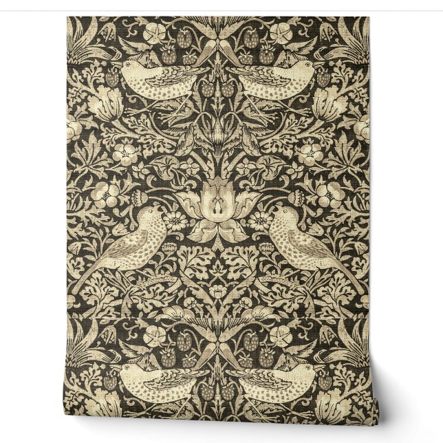 Papier Peint Thief fraise William Morris (Déroulement)