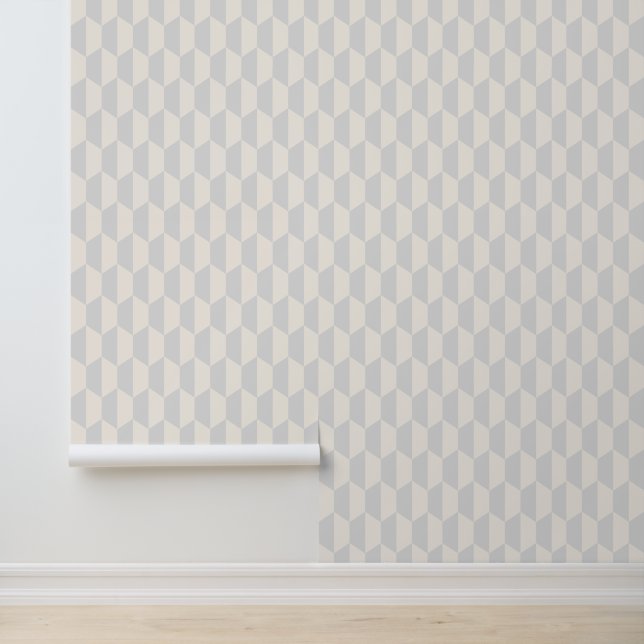 Papier Peint Tile géométrique moderne chic COULEUR ÉDITABLE (Application)