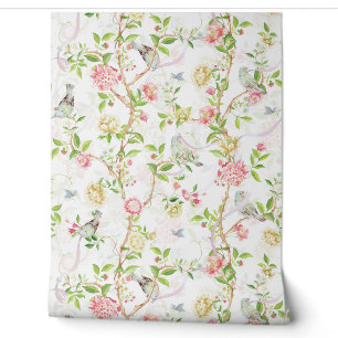 Papier Peint Tropical Vintage Rococo Garden Chinoiserie