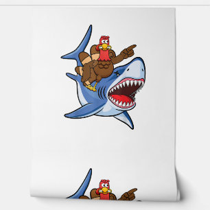 Papier Peint Turquie équitation requin Thanksgiving Cadeau pour