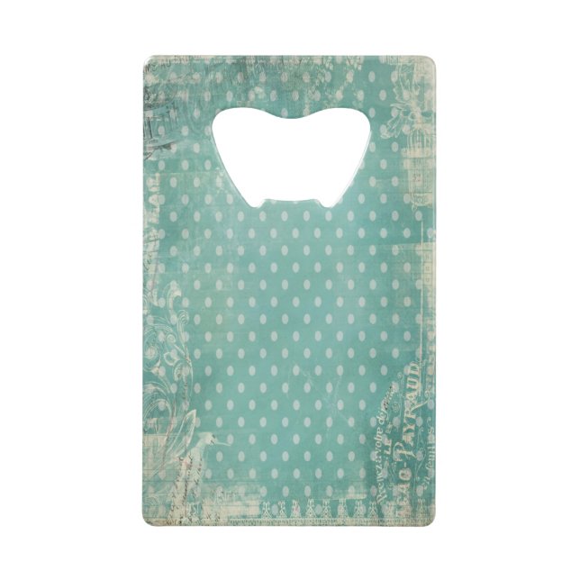 Papier peint Turquoise vintage (Devant)
