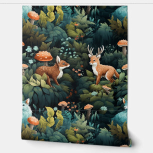 Papier Peint Twilight Forest Friends Botanical