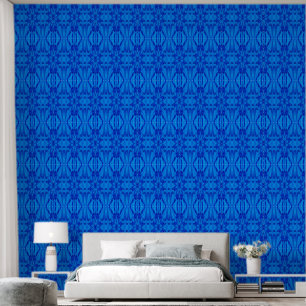 Papier Peint Un Fleur sauvage bleu 3
