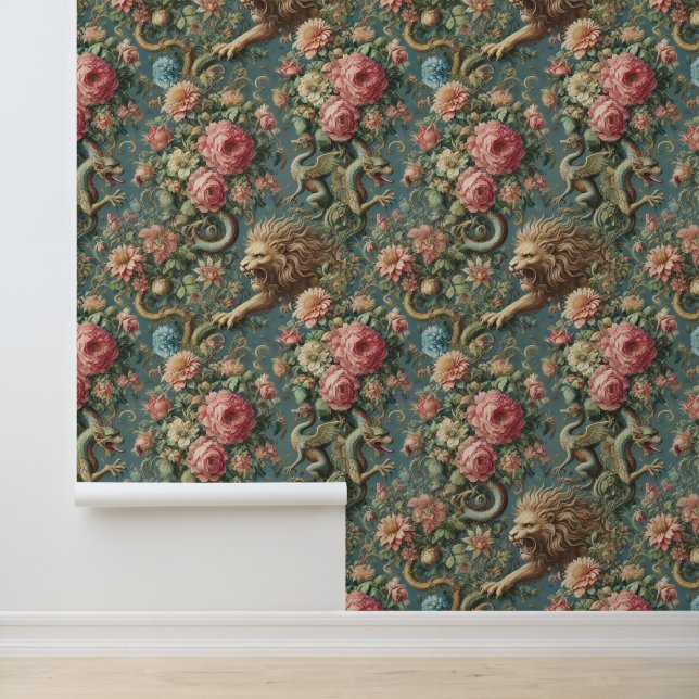 Papier Peint Un mythos florissant - Mythique design victorien (Application)