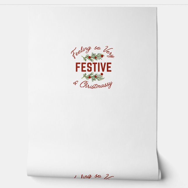 Papier Peint Un Noël très festif (Déroulement)