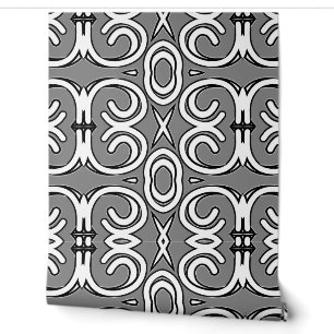 Papier Peint Un noir et blanc vibrant "Ratti_Creative_Arts"