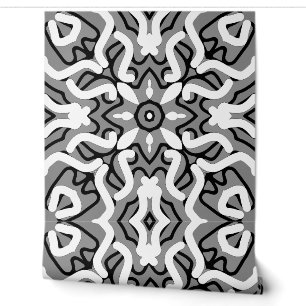 Papier Peint Un Vibrant blanc & noir "Ratti_Creative_Arts"