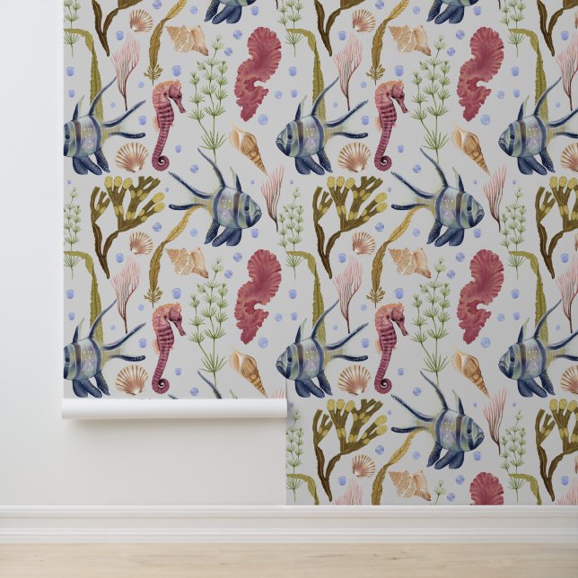 Papier Peint Underwater Sea (Application)