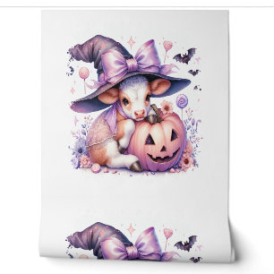 Papier Peint Vache Halloween Square