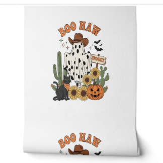 Papier Peint Vache Tache Fantôme Western-Drigue Halloween