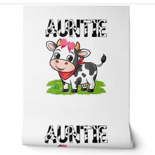 Papier Peint Vache Tante Anniversaire Famille Correspondante Fi