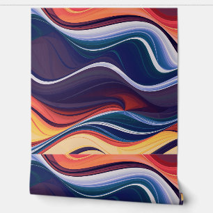 PAPIER PEINT VAGUES