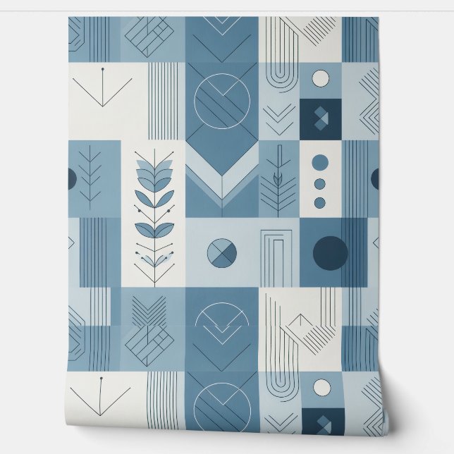 Papier Peint Variété de blues (Déroulement)