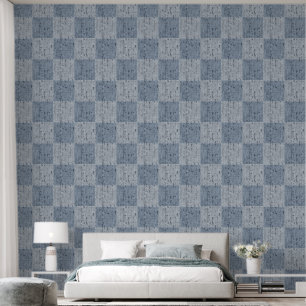 Papier Peint Vérifier La Texture De Cracker Bleu Et Bleu Gris