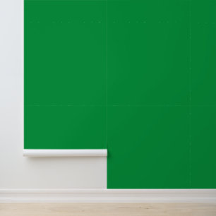 Papier Peint Vert moderne couleur uni simple