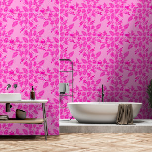 Papier Peint Vibes d'été Feuilles de palmeTropical moderne