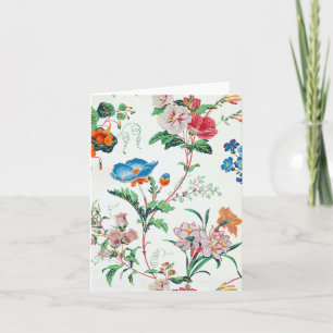 Papier peint victorien floral France 1830 Fleurs s