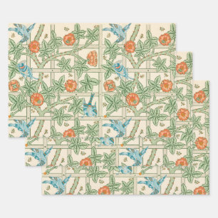 Papier peint victorien treillis de William Morris