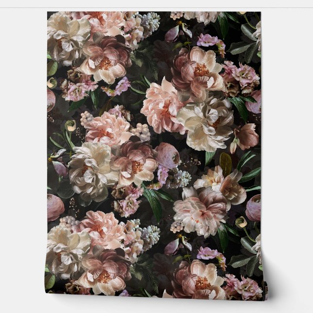 Papier Peint Victorienne époque sombre Lush Bold Moody Gothique (Déroulement)