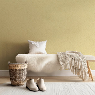 Papier Peint Vins Wavy Sketchy / Séquin convivial jaune